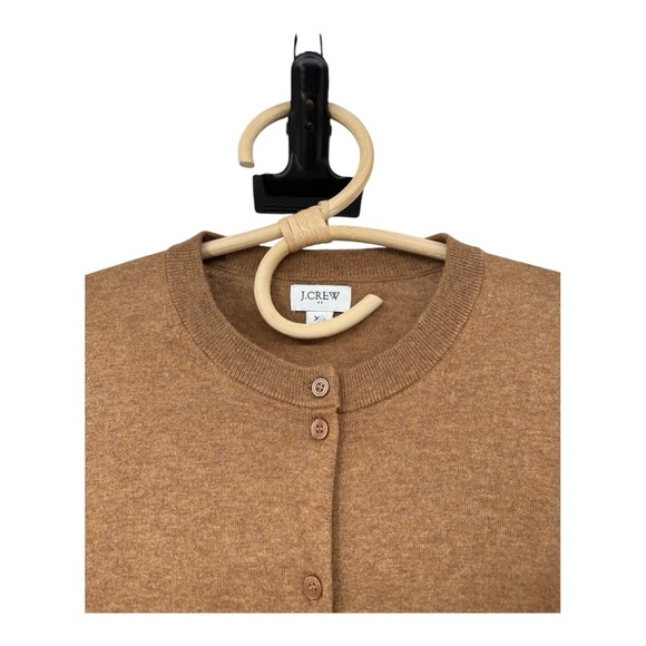 J. Crew ** Classic Cardigan in Heather Mushy Women’s Size XS Neutral Minimalist - Picture 8 of 16